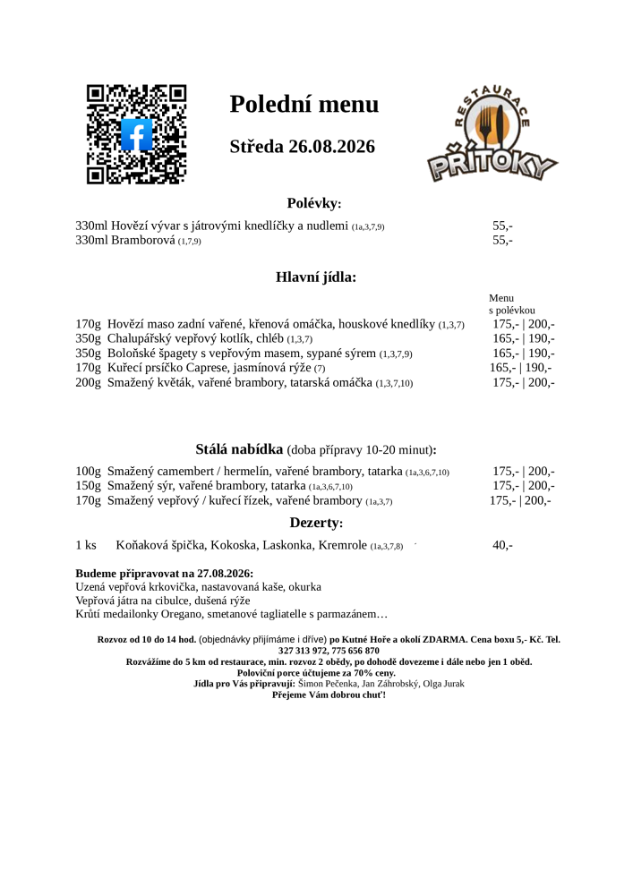 Polední menu